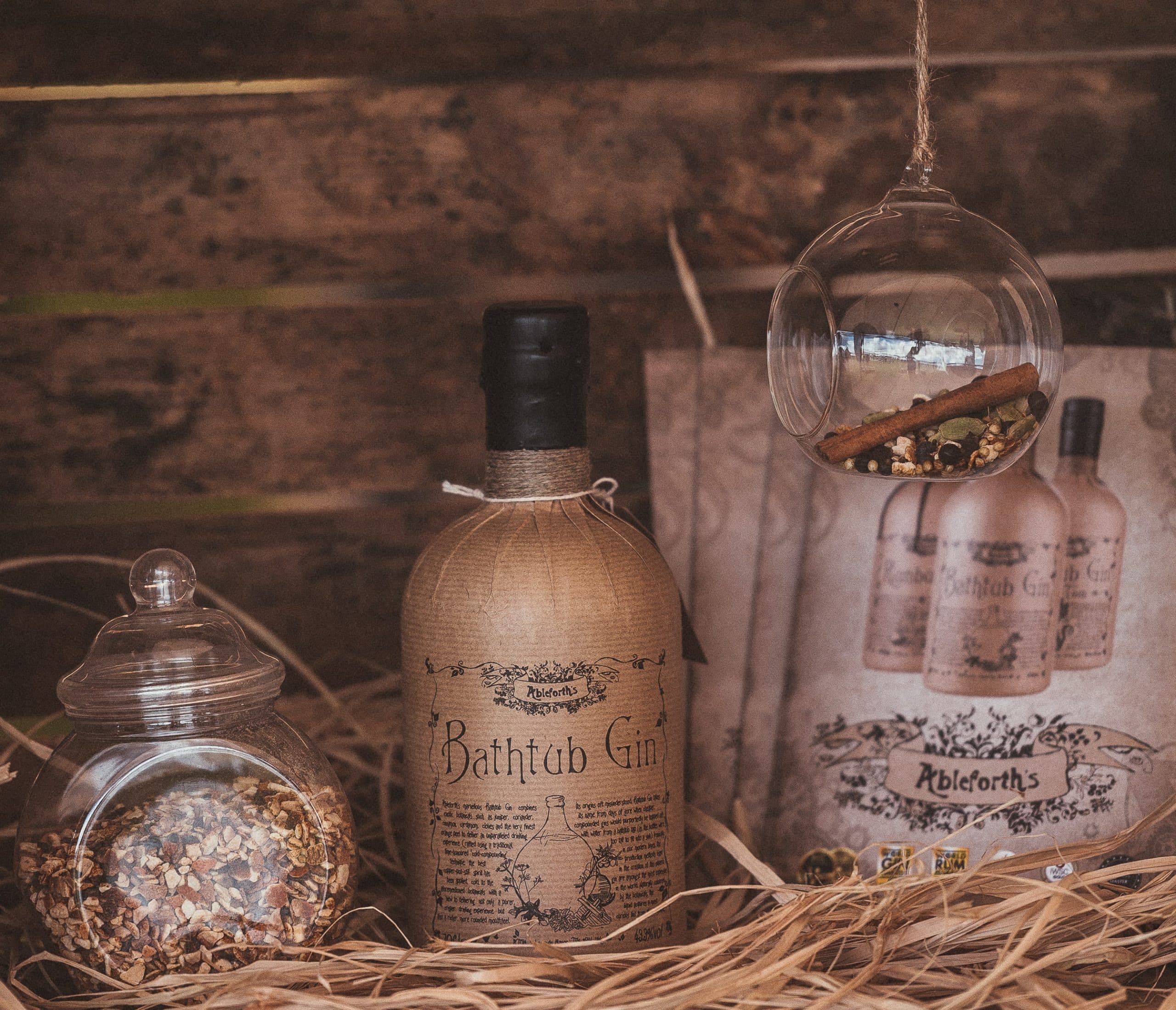 Din passion for gin – en del af indretningen